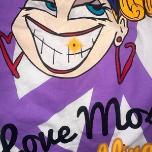 Moschino vintage Graphic Tee with Cartoon Design